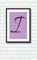 Initial I Personalized Blank Lined Journal Notebook: A Daily Diary, Composition or Log Book, Gift Idea for Someone Whose Name Starts with the Letter I!!