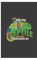Only My Reptile Understands Me: Understanding Reptile Perfect Dot Grid Notebook/Journal (6x9)