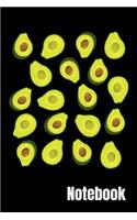 Notebook: Avocado Journal, Blank Lined Notebook, Avocado Gifts, Nutritionist Present, Avocado Lover,
