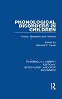 Phonological Disorders in Children