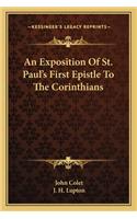 Exposition of St. Paul's First Epistle to the Corinthians