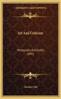 Art And Criticism