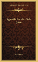 Appunti Di Procedura Civile (1903)