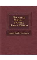 Browning Studies: (English)