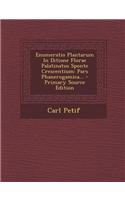 Enumeratio Plantarum in Ditione Florae Palatinatus Sponte Crescentium