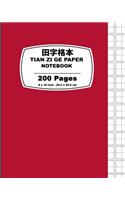 Tian Zi Ge Paper- Red Cover