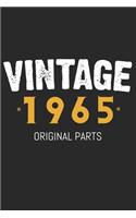 Vintage 1965 Original Parts Gift Notebook