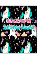 BLACK PAPER SketchBook & Journal