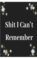 Shit I Can't Remember