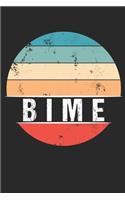 Bime: 100 Pages 6 'x 9' -Dot Graph Paper Journal Manuscript - Planner - Scratchbook - Diary