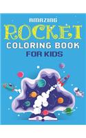 Amazing Rocket Coloring Book for Kids