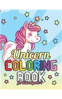 Unicorn Coloring Book for Kids Ages 2-4: Cool Gifts Idea for Mom Dad in Childrens Birthday