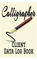 Calligrapher Client Data Log Book