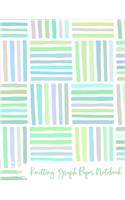Knitting Graph Paper Notebook: Knitter's Paper 4:5 Ratio - Pastels