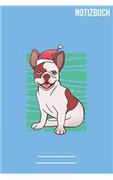 Weinachts Bulldog Notizbuch