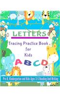 Letters Tracing Practice Book for Kids