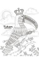 Tukan-Malbuch für Erwachsene 1