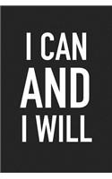 I Can and I Will