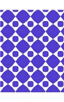 Cornell Notes Notebook: Cornflower Blue Abstract - Large 8.5"x11" - 140 Page - Cornell Note Taking System for Students - College-Ruled - Softbound - Glossy Cover