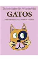 Libro de pintar para niños de 4-5 años. (Gatos): (Libro de Pintar Para Niños de 4-5 Años)
