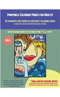 Printable Coloring Pages for Adults (36 intricate and complex abstract coloring pages)