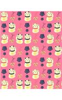 Journal Notebook Chinese Waving Cats Pattern 2: 172 Lined Numbered Pages With 3 Index Pages For Easy Organization in Large 8 x 10 Size For Journaling, Writing, Planning or Doodling.(40 More Artsy Lined Journals)