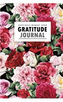 Happiness Memory Book Gratitude Journal: Red Rose 102 Gratitude Journal Pages - Pocket Size: Red Rose 102 Gratitude Journal Pages - Pocket Size