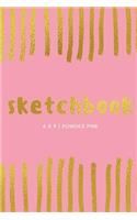 Sketchbook: Powder Pink: Sketchbook 6 x 9, Cool Sketchbook, Sketchbook Notebook, Blank Sketchbook, Sketchbook Journal, Travel Sketchbook, Quality Sketchbook