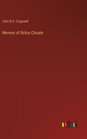 Memoir of Rufus Choate