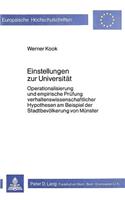 Einstellungen zur Universitaet