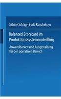 Balanced Scorecard Im Produktionssystemcontrolling