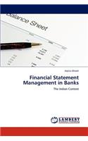 Financial Statement Management in Banks