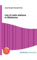 List of Radio Stations in Oklahoma: (English)