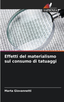 Effetti del materialismo sul consumo di tatuaggi