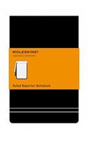 Moleskine Pocket Reporter Ruled Notebook Black