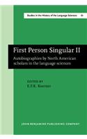 First Person Singular II