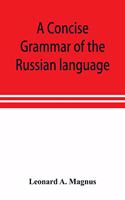 concise grammar of the Russian language