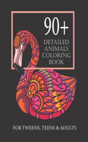 Detailed Animal Coloring for Tweens, Teens & Adults