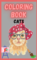 Cats coloring book