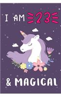 Unicorn Journal I am 23 & Magical!.