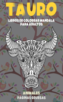 Libros de colorear Mandala para adultos - Páginas gruesas - Animales - Tauro