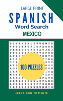 Large Print Spanish Word Search - Mexico