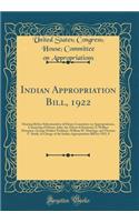 Indian Appropriation Bill, 1922