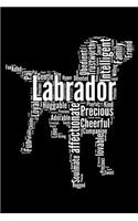 Dog Training Notebook: Labrador Dog Training Notebook for dog owner, coworkers and students, sketches ideas and To-Do lists, Medium College-ruled notebook, 120 pages