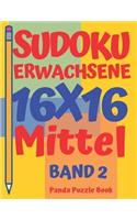 Sudoku Erwachsene 16x16 - Mittel - Band 2: Sudoku 16x16 - Logikspiele Für Erwachsene - Denkspiele Für Erwachsene(2 Sudoku Erwachsene 16x16 Mittel)