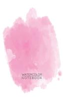 Pink Watercolor Notebook - Sketch Book for Drawing Painting Writing - Pink Watercolor Journal - Pink Watercolor Diary