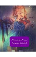Manuscript Music Composer Notebook