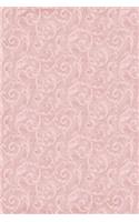 Vintage Pink Damask - College Ruled Notebook