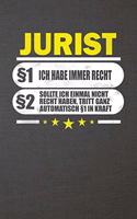 Jurist §1 Ich Habe Immer Recht §2 Sollte Ich Einmal Nicht Recht Haben, Tritt Ganz Automatisch §1 in Kraft