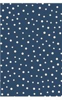 Trendy Polka Dots Design Notebook: Dot Grid Journal 6 X 9